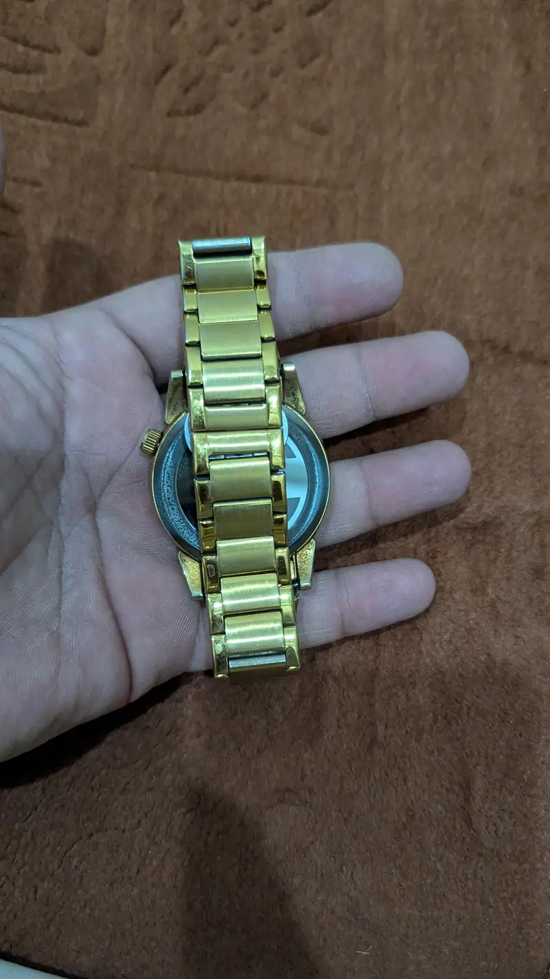 Golden Skeleton Design Watch