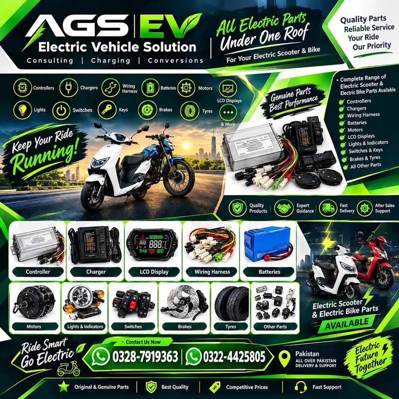 AGS EV Electric Scooter & Electric Bike Parts – All Parts Available