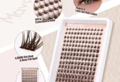 Mayphonce Waterproof Lash Cluster Kit Black & Brown False Eyelashes. R