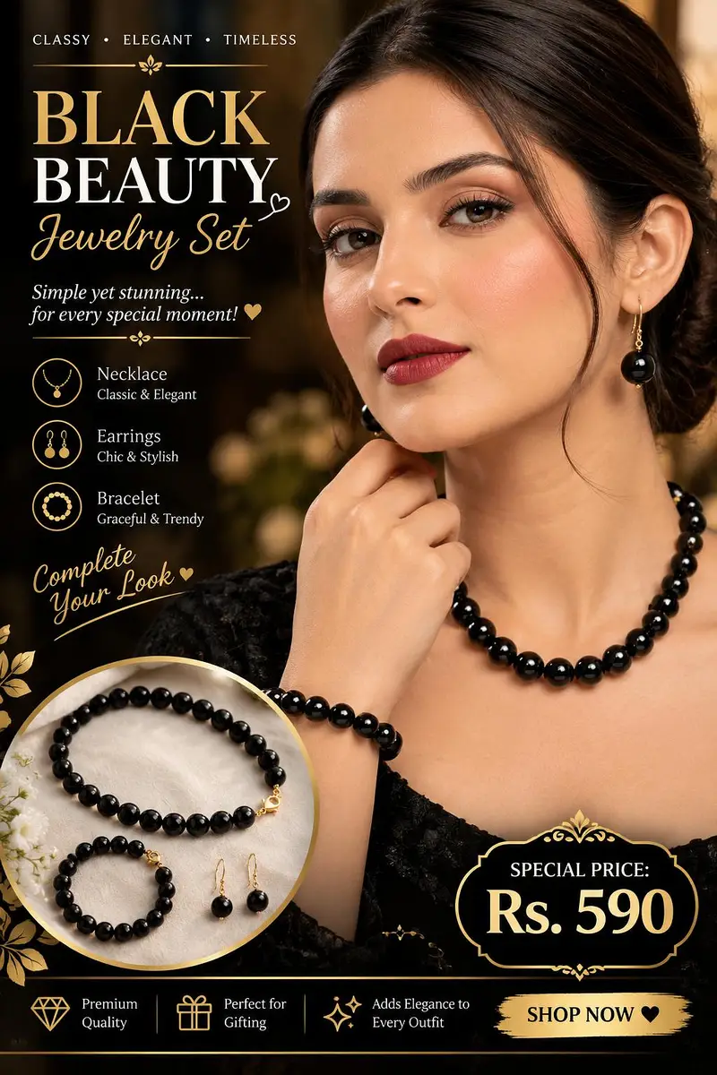 Jewelry Set Floral Elegance, Timeless Beauty!