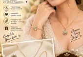 Jewelry Set Floral Elegance, Timeless Beauty!