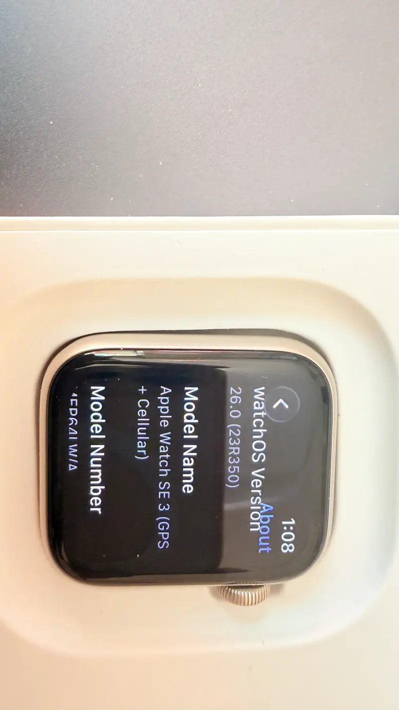 Apple Watch SE 3 GPS + Cellular / 100% Battery Health / Box Pac