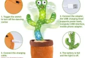 Rechargeable Dancing Cactus Toy