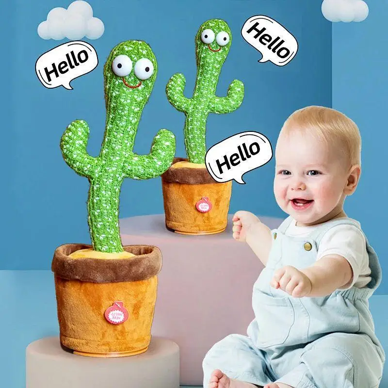 Rechargeable Dancing Cactus Toy