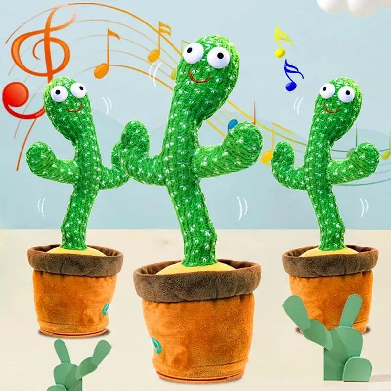 Rechargeable Dancing Cactus Toy