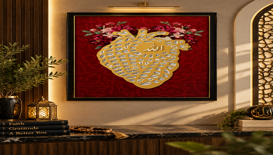 99 Names of Allah Islamic Wall Frame in Islamabad
