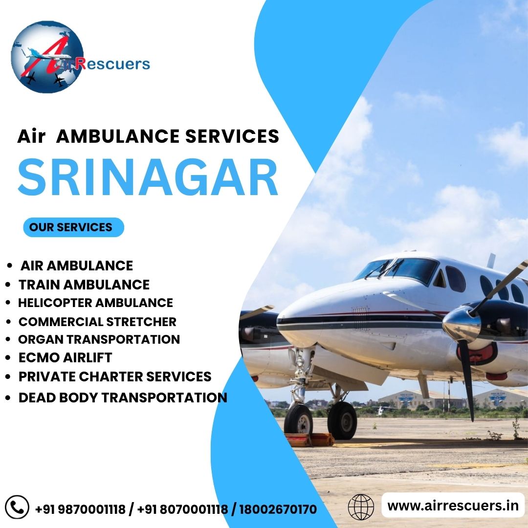 Medical Air Transport for Patients in Srinagar