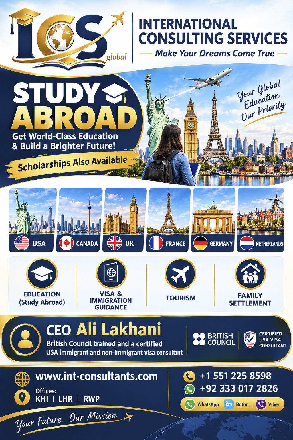 Study Abroad and Visa Consultancy | ICS Global