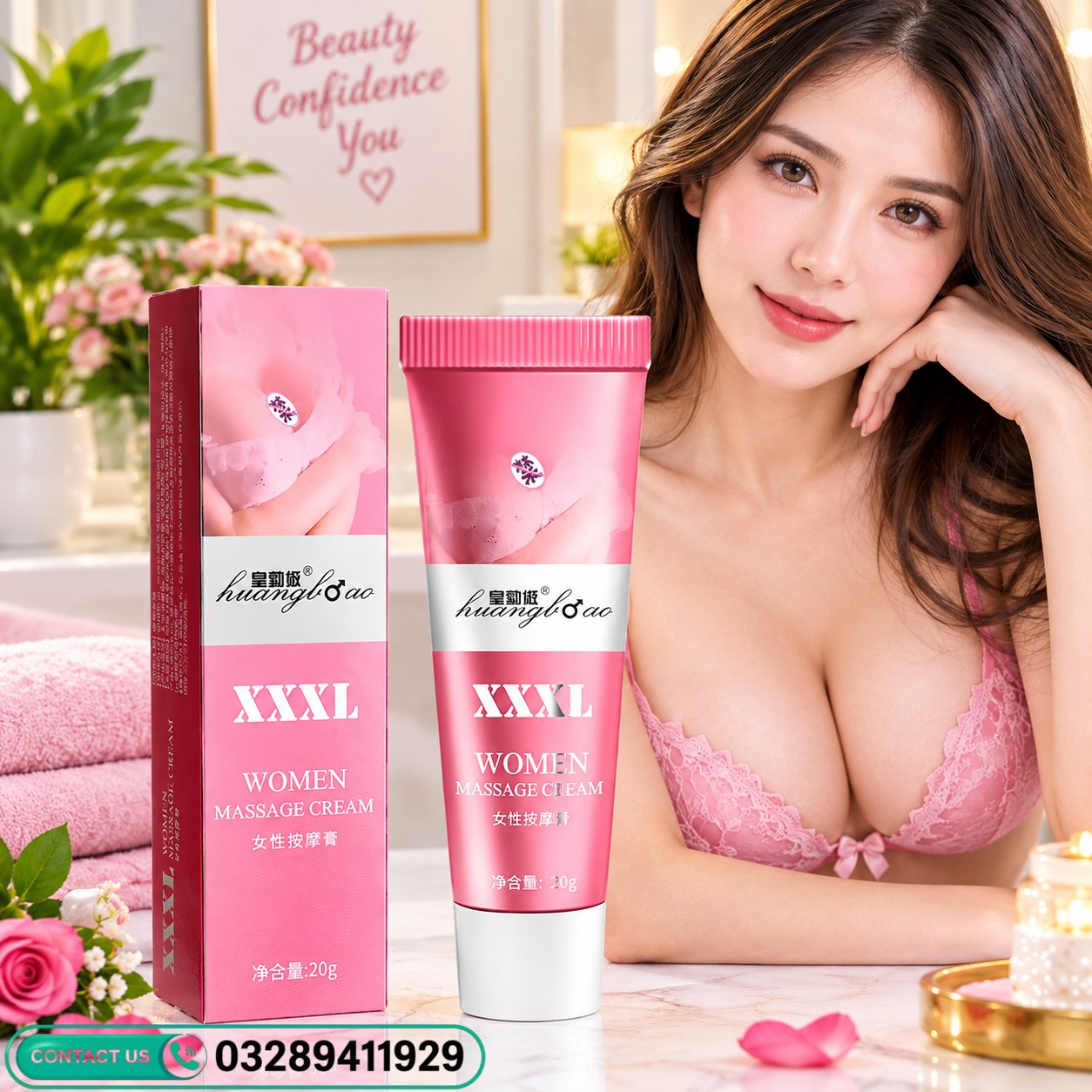 XXXL Women Breast Massage Cream Price In Pakistan – 03289411929