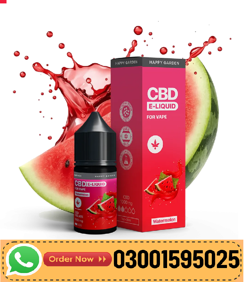 HAPPY VAPE CBD Vape Juice Blueberry 1000mg 30ml In Pakistan