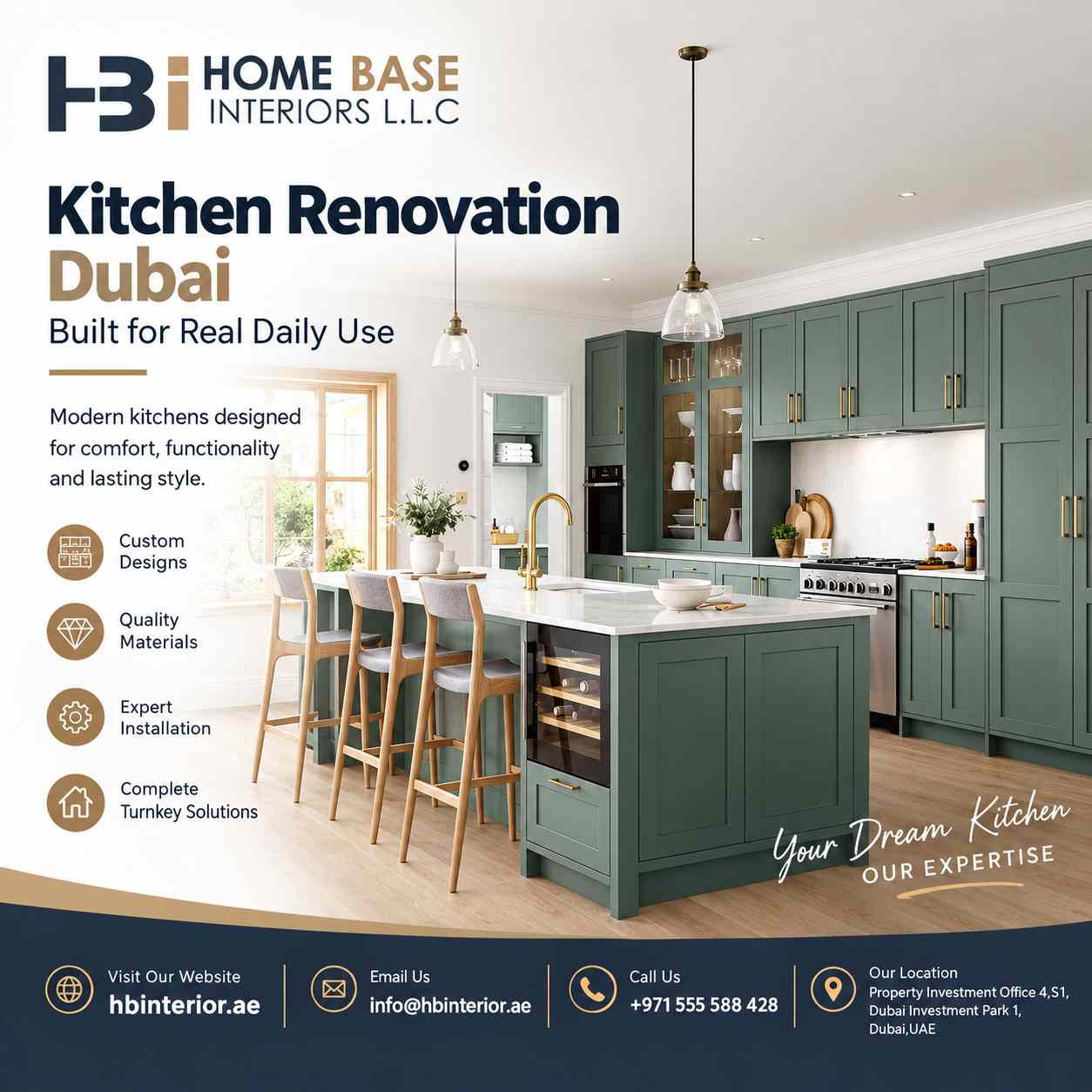 Kitchen Renovation Dubai Built for Real Daily Use