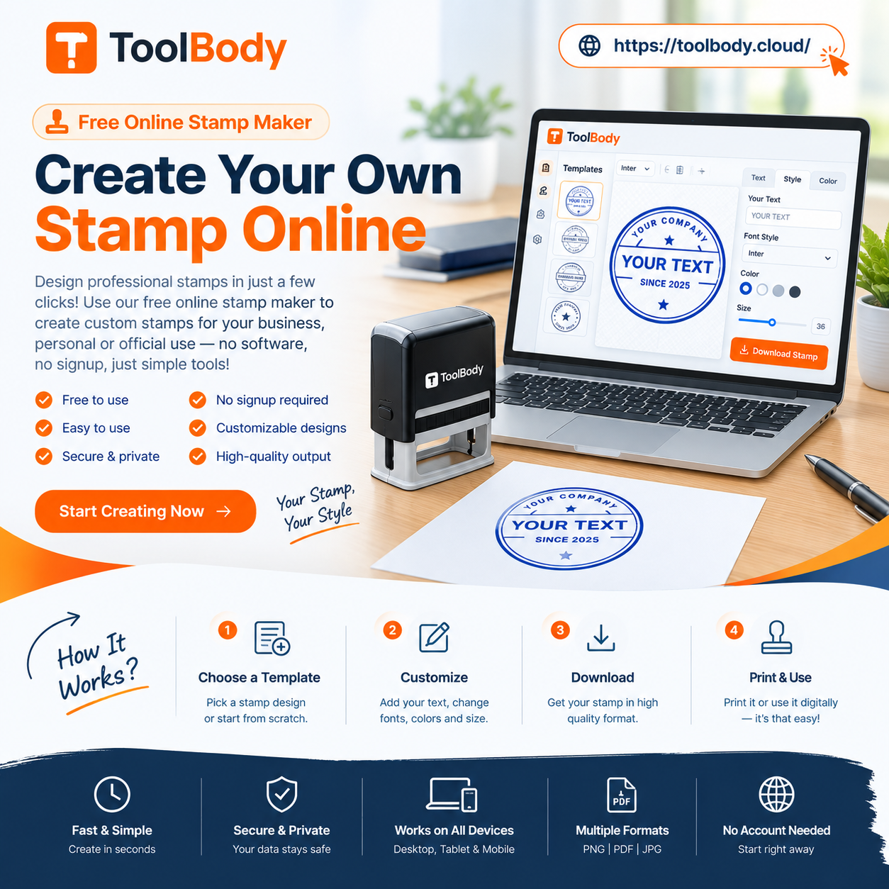 Stamp Maker Online Free – Create Custom Stamps Easily