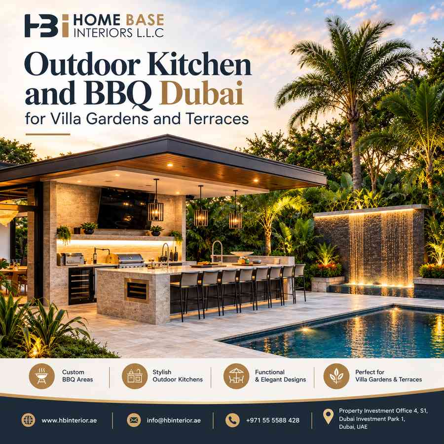 Outdoor Kitchen and BBQ Dubai for Villa Gardens and Terraces