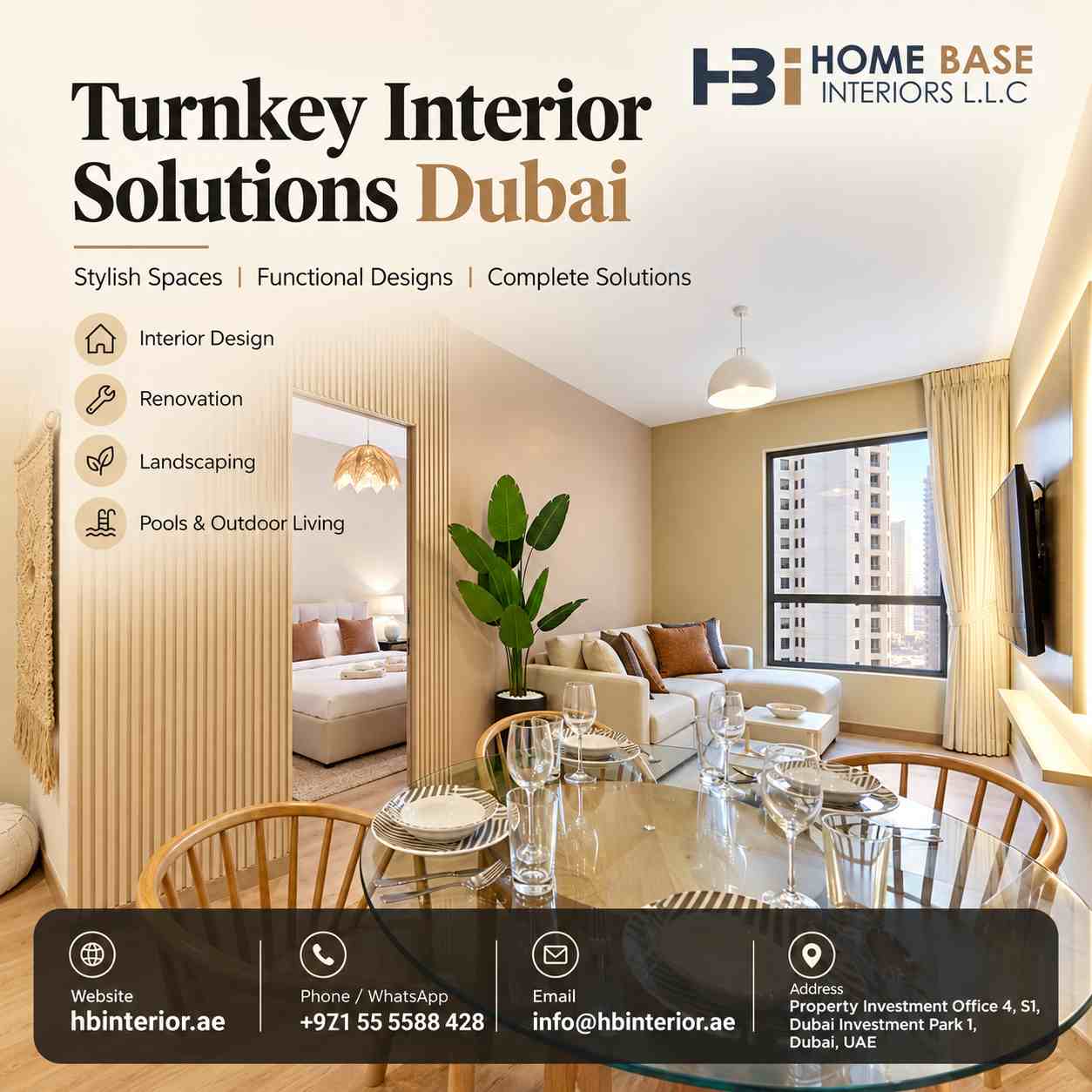Turnkey Interior Solutions Dubai